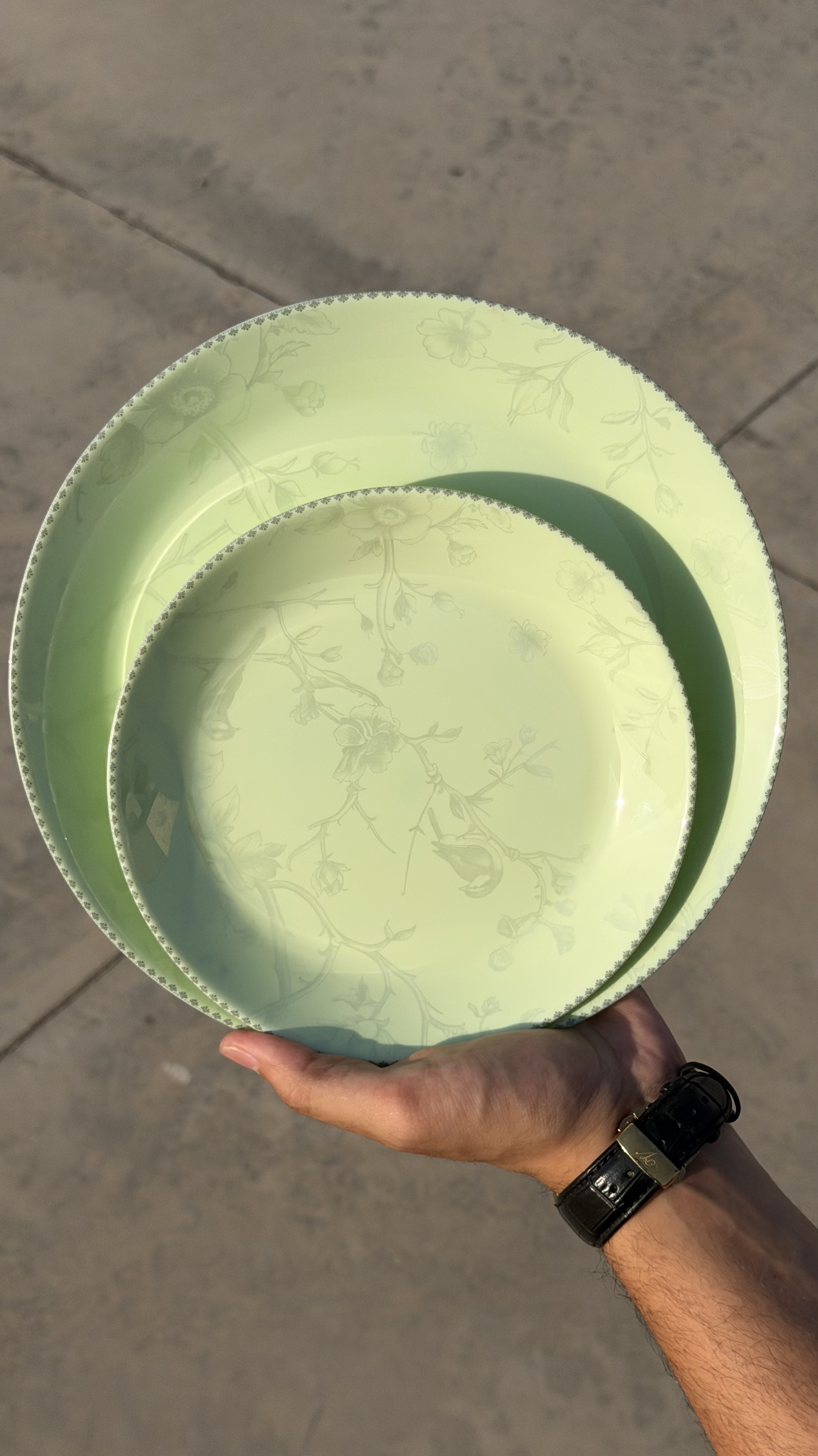 آرکوپال سبز طرح گنجشک گلدن اپال